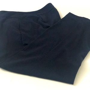 Navy pull on tummy control pants